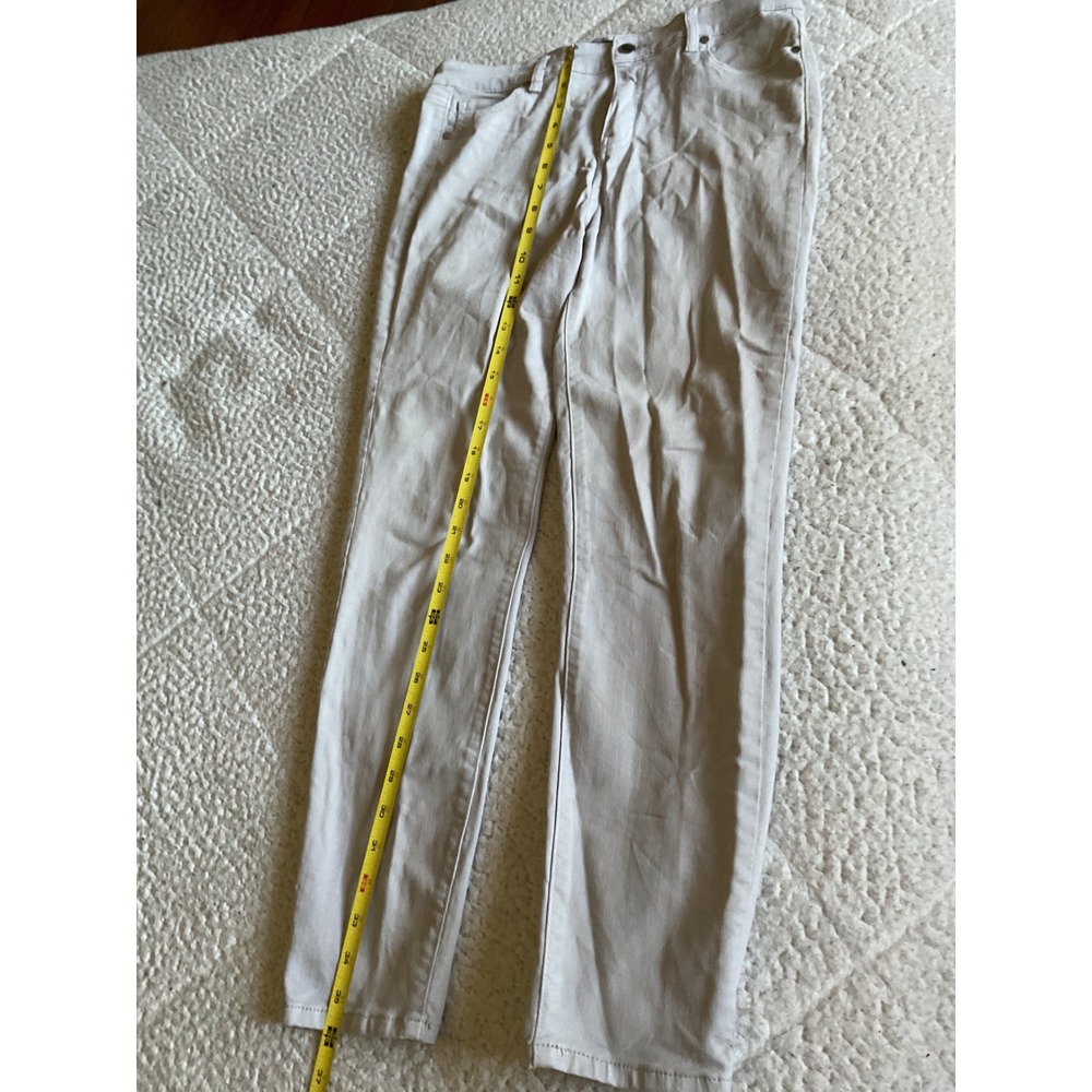 Buffalo Aubrey Jeans Womens 8 Grey  High Rise Stretch Ankle Grazer